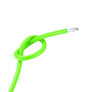 China Round 12 AWG Stranded Copper Wire , Green Flexible Electrical Wire AWM 3135 factory