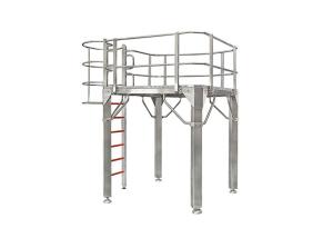China Loading Weigher Working Platform Food Packaging Auxiliary Equipment on sale