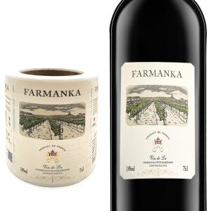 China Texture Paper Wine Private Label CMYK / Pantone Printing Customized on sale