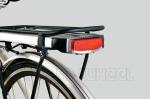 White 36V 250W Electric Urban Bike , 700C Electric Town Bikes Middle Motor