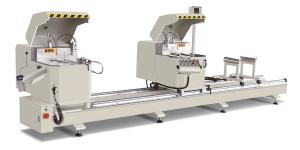 China Aluminum machine for cutting aluminum profile in 45 degrees double miter saw factory