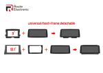 Capacitive Touchscreen Universal Car Stereo , 4G DSP Bluetooth Android 12 Car