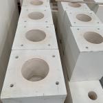 AZS Burner Brick for Glass Melting Furnaces Free Sample Provided CaO Content 0.3