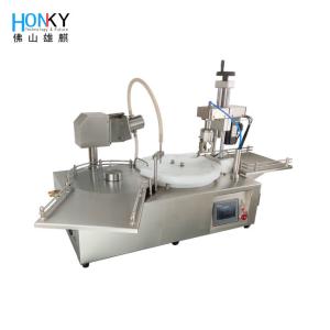 China 25bpm Liquid Filling Machine 15ml Liuqid Glass Bottle Filling And Capping Machine factory