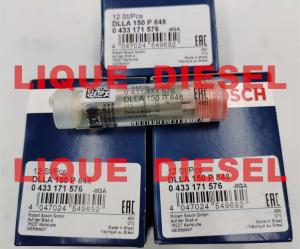 China BOSCH Injector Nozzle 0433171576 , DLLA150P848 , 0 433 171 576 , DLLA 150 P 848 factory