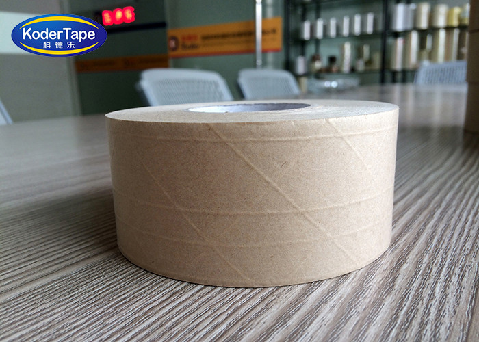 Brown Kraft Tape Paper Fiber Glass Gum Tape With Max Length Of 1500M