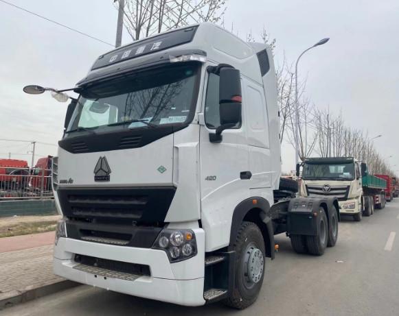 HOWO A7 Tractor Truck 6*4 Used Diesel Engine Second Hand HOWO 371hp 30tons