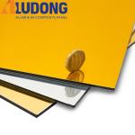 3MM Gold Silver Mirror Aluminum Composite Panel PE Coating