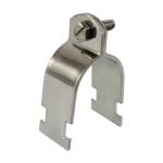 33-36mm 1 Inch Heavy Duty Galvanized Carbon Steel Metal Pipe Clamps