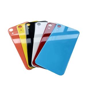 China IPhone X XR Plus Smartphone Back Glass Housing Cover Case Big Hole Purple factory