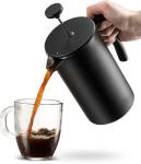 1000ml Thermal French Coffee Press Double Wall Stainless Steel Coffee Press CE