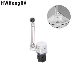 China 4 way rotatable finishRv Faucets Yacht Small Space Kitchen Tap Faucet with electroplating finish factory
