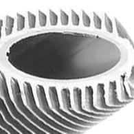 China DELLOK SA Extruded Bimetallic aluminium extruded fin tube factory