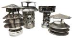125mm Chimney Cowl Anti Rain Guard Stainless Steel 304 For Gas Fireplace