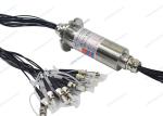 16 Channels SM MM Fiber Optic Rotary Joint With FORJs Slip Ring For Antenna