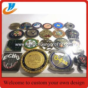 China Wholesale coins,kinds of metal challenge souvenir coins with plated gold silver copper factory