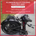 Lithium Battery Magnesium Alloy 48V/13Ah Led Variable Speed Electric Bicycle