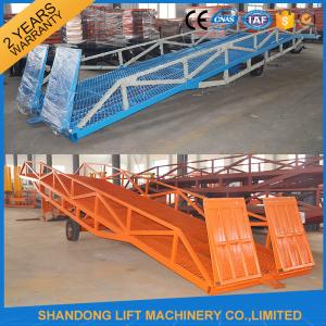 Adjustable Loading Dock Ramp , Warehouse Container Loading Mobile Dock Ramp