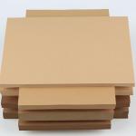500gsm Kraft Wrapping Paper Solid Design Brown Yellow White Blue Smooth Surface