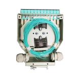 C45 DIN Rail Fiber Optic Terminal Box 12 Port SC MPO Prefabricated Cabinet