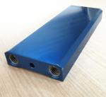 Blue Anodized Custom Cnc Aluminum Parts / 0.8mm-10mm Aluminum Extrusion Profile