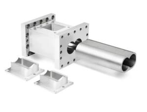 China Twin Screw Extruder Parts Bimetallic Barrel Wood Plastic Composite Pellet factory