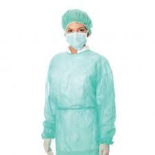 Antibacterial Disposable Chemical Suit , Medical Doctor Gown Sterilized