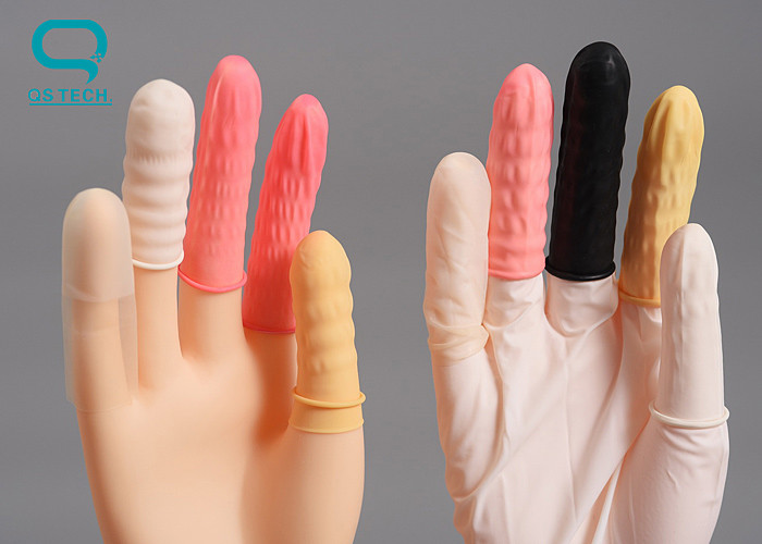 Disposable White Powder Free Latex Cleanroom Finger Cots