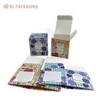 Leopard Print Women Handbag Packaging Boxes Red Clothing Folding Paper Box For