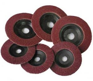 China 80 Grit Flap Wheel Coated Abrasives Sanding Disc For Versatile Grinding factory