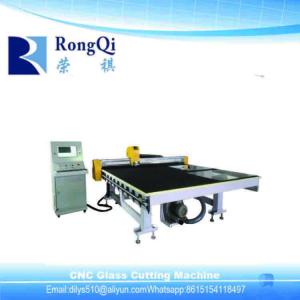 China CNC Automatic Different Shapes Glass Cutting Machine with Italy Optima Software factory