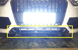 China Lower Grille Auto Body Trim Molding Chromed Frame For Decoration factory