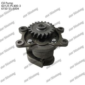 China Oil pump 6D125 PC400-3 flat 6150-51-1004 factory