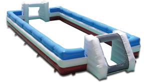 China Fantastic Inflatable Sports Games , Inflatable Football Field with EN14960 factory