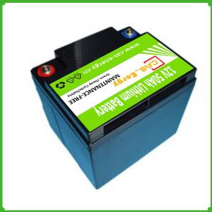 China 12.8v Rechargeable lifepo4 battery lithium for solar power system 12v 50Ah factory