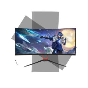 China 200Hz 1ms 30 Inch Curved Gaming Monitor , 2K 2560x1080 Game Pc Monitors factory