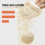 Household Tofu Cat Litter 1.8mm 2mm Biodegradable Clumping Cat Litter