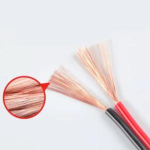 China 2x0.3mm Rvb Cable Twin Flat Home Theatre 16/0.15mm 0.6mm Thickness factory