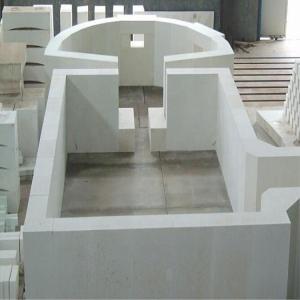 China High Temperature Resistant Fused Cast Zircon Corundum Brick for Glass Melting Furnace factory