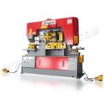 HARSLE Q35Y hydraulic angle bar cutting and punching ironworker machine