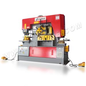 China Exported to India Hydraulic Steel Worker Q35Y-20 rounding steel corners machine factory