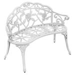 Metal Type Aluminum Love Seat Bench for Outdoor Patio Garden Balcony in Modern