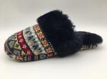 Tan Winter Warm Slippers , Soft Stylish Flat Slippers Ladies