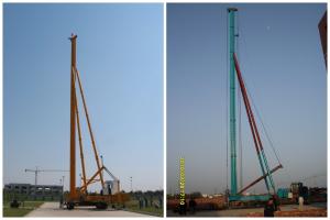 China Helical Pile Screw Pile Machine / Pile Foundation Equipment Step Walking factory