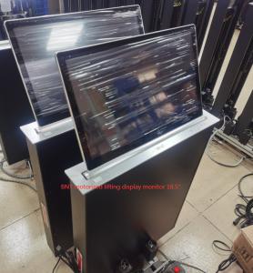 China Retractable Motorized Monitor Lift Display 18.5&quot; Screen HDMI Inteface factory