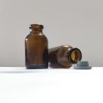 Sodium Calcium Borosilicate Molded Glass Vial 50ml 100ml Amber Glass Pharmaceuti