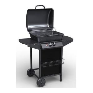 China Flame Safety Device Classic Black Backyard Butane Bbq Gas Grill for Outdoor Cooking factory