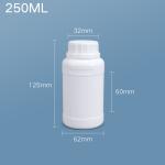 PET 250ML 12 Oz Plastic Bottles Liquid Containers For Pill Tablet Oem