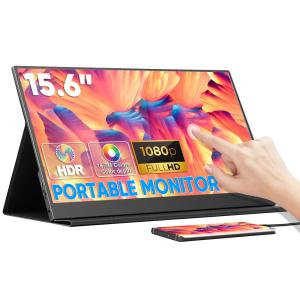 China 15.6 Inch 1080P USB-C HDR LCD Touchscreen Monitor Dual Premium Speakers Smart Cover External Display Compatibility Portable factory