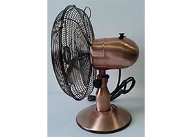 China Air Cooling Decorative Retro Electric Fan , European Market Antique Retro Chrome Fan factory